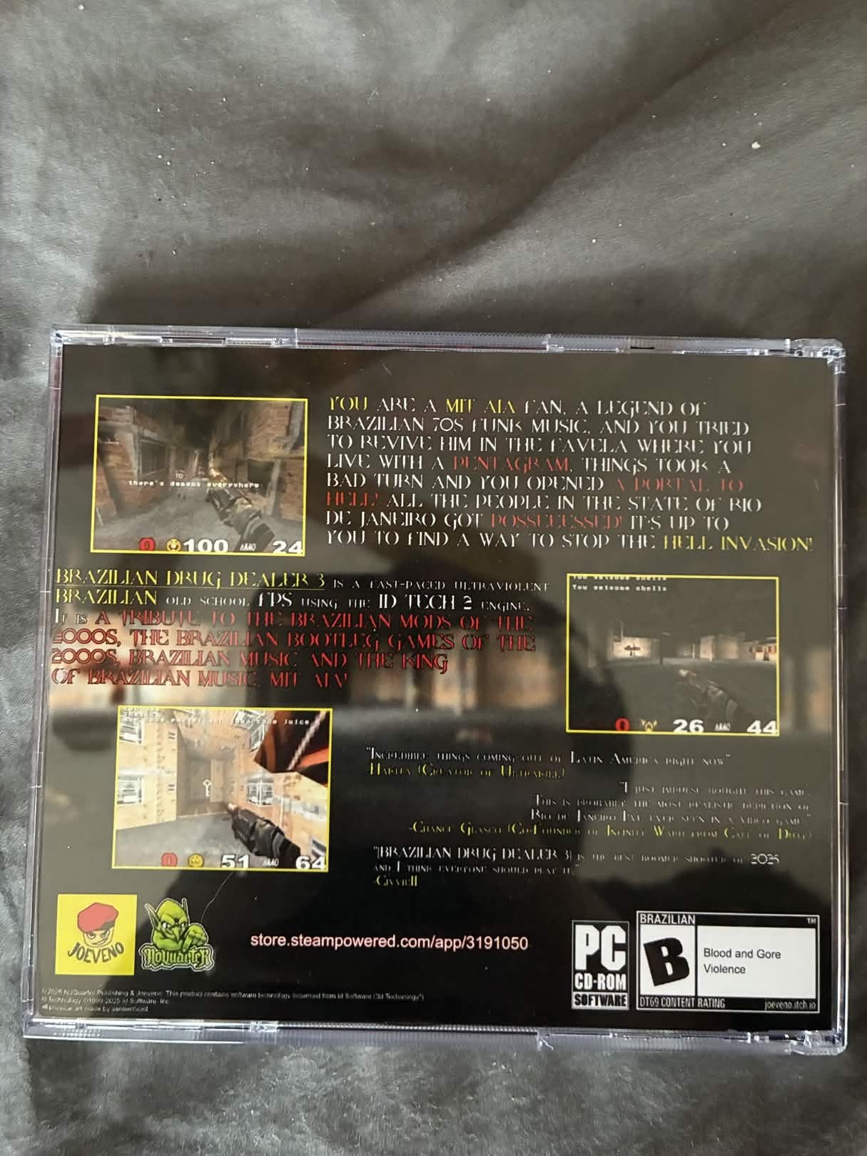BRAZILIAN DRUG DEALER 3: I OPENED A PORTAL TO HELL IN THE FAVELA TRYING TO REVIVE MIT AIA I NEED TO CLOSE IT Physical Media Edition